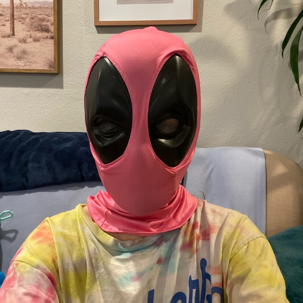 Halloween Costume - PINK Deadpool mask